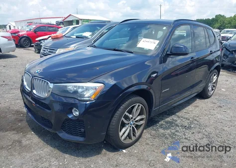 2016 BMW X3 xDrive28I z USA, uszkodzony, nr VIN 5UXWX9C55G0D91904